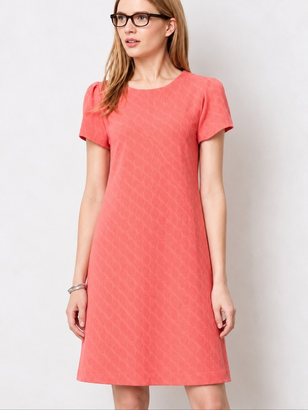 ❤️ ANTHROPOLOGIE MAEVE KNIT PINK DIAMOND TEXTURE DRESS, XS and MEDIUM